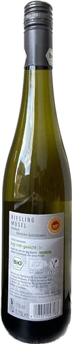 Bio mit Gesicht Weißwein Riesling trocken Qualitätswein von der Mosel, Deutschland (6 x 0.75 l) - 2