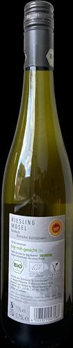 Bio mit Gesicht Weißwein Riesling trocken Qualitätswein von der Mosel, Deutschland (6 x 0.75 l) - 6