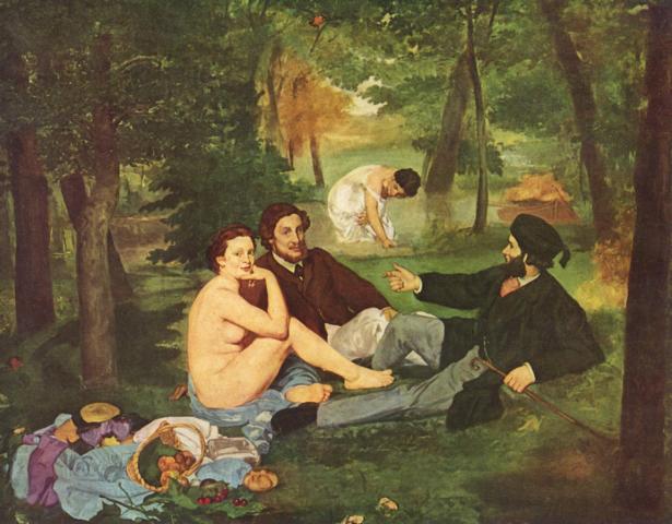 Édouard Manet: Das Frühstück im Grünen, 1863